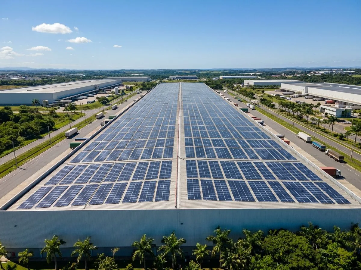 Serviço de instalação solar comercial — EcoSol Energia
