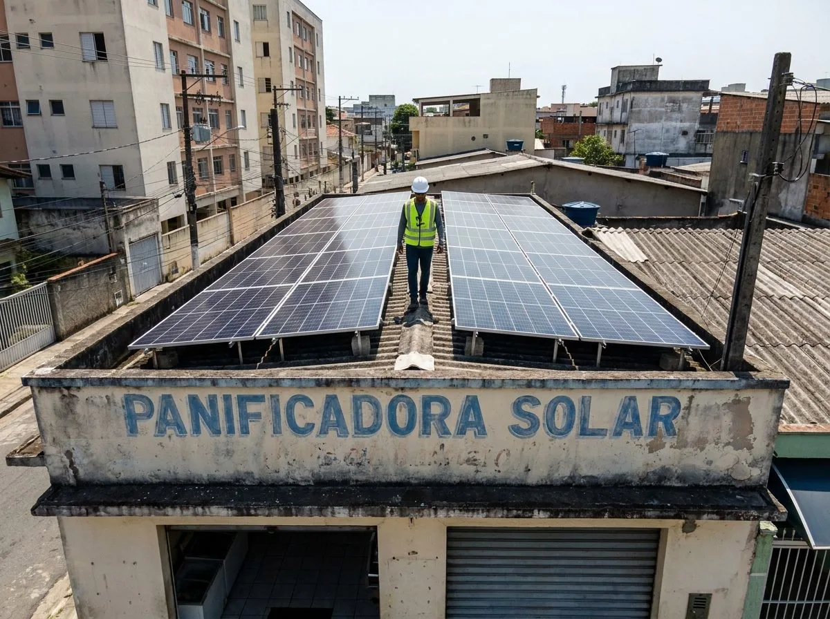 Instalação de painéis solares em Votorantim — EcoSol Energia
