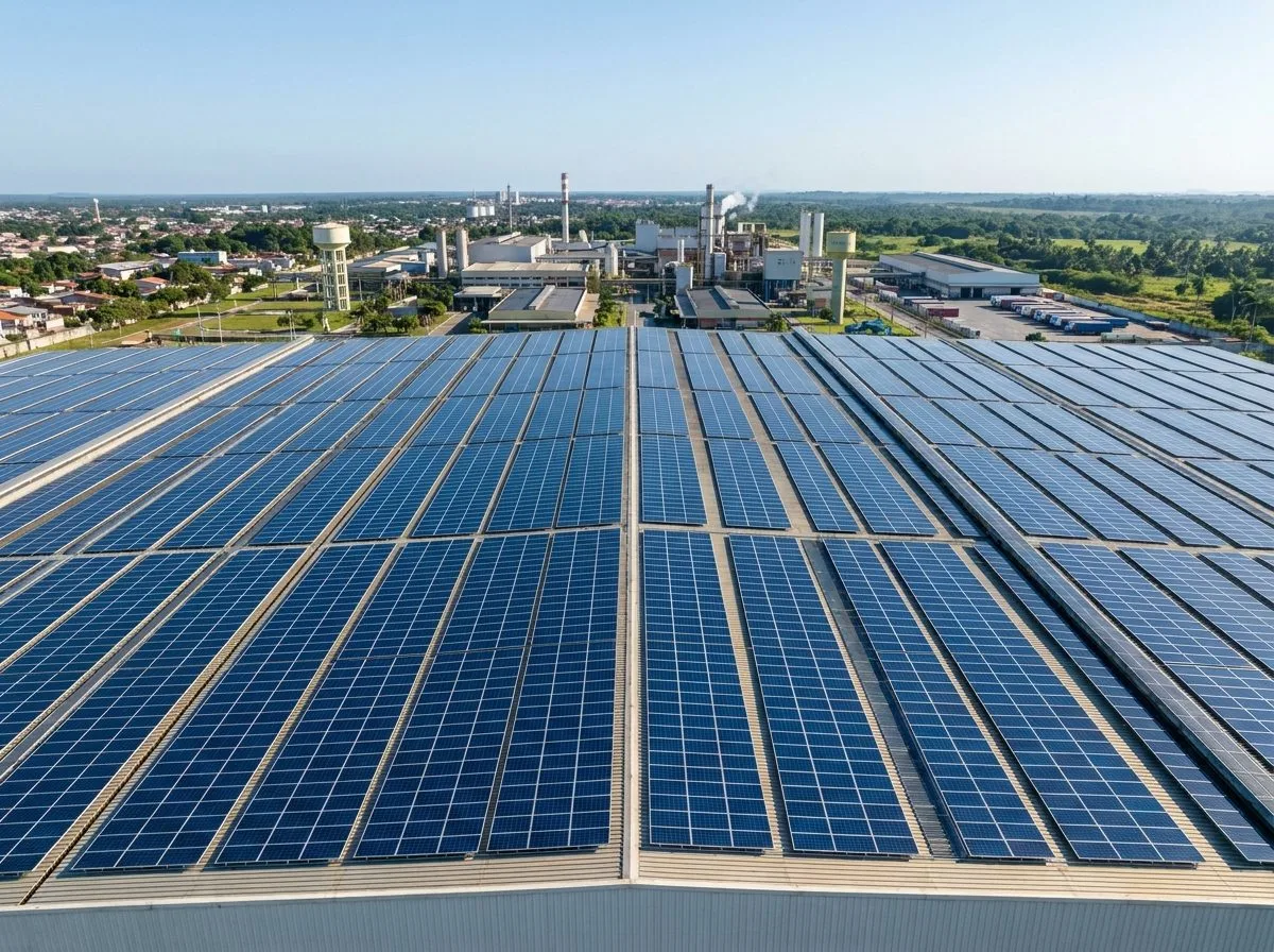 Instalação de painéis solares em Salto — EcoSol Energia